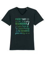 Rewrite your story Tricou mânecă scurtă guler V Bărbat Presenter