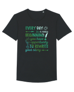 Rewrite your story Tricou mânecă scurtă guler larg Bărbat Skater