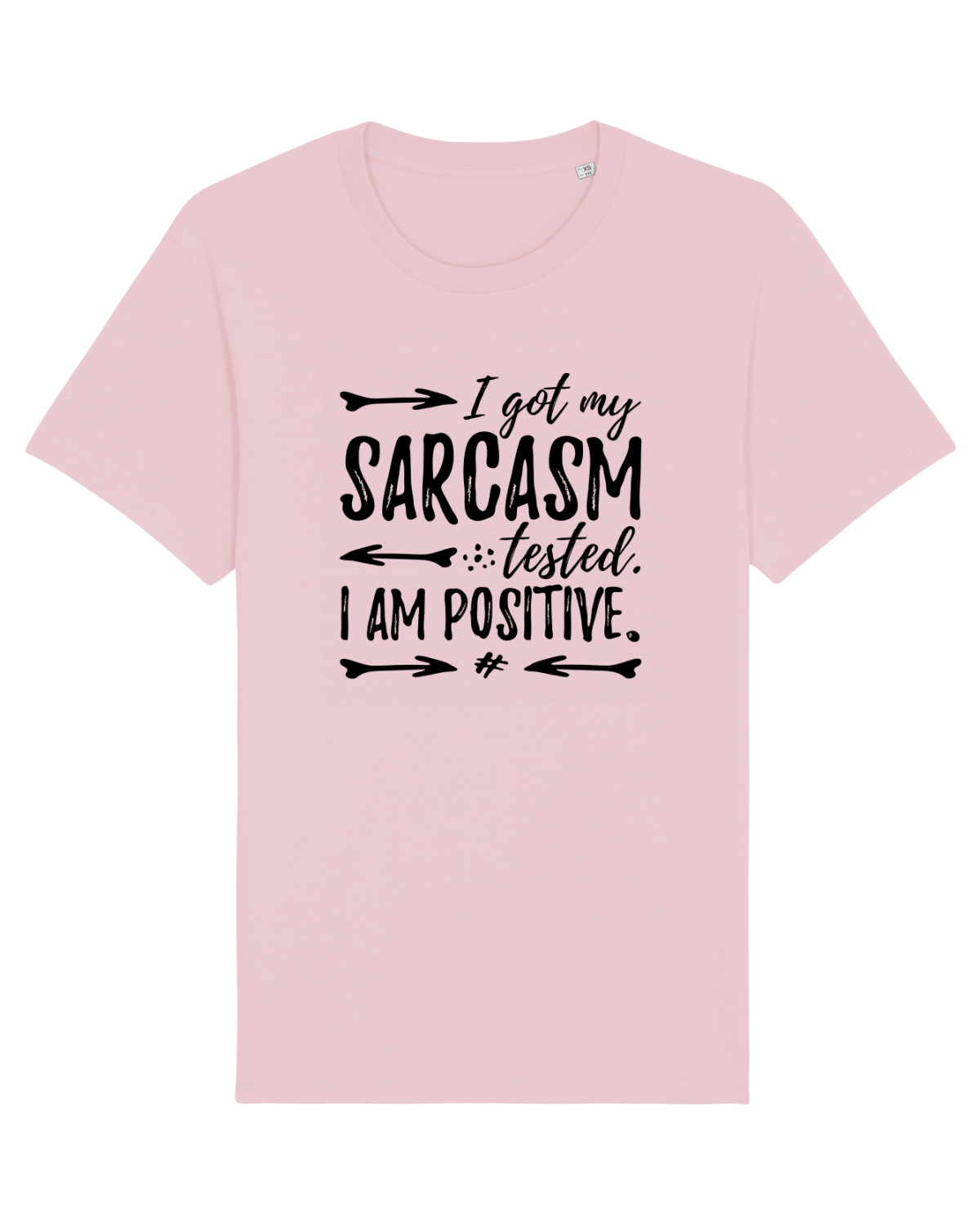 Tricou mânecă scurtă Unisex Rocker Cotton Pink
