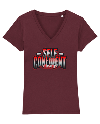 Self confident Burgundy