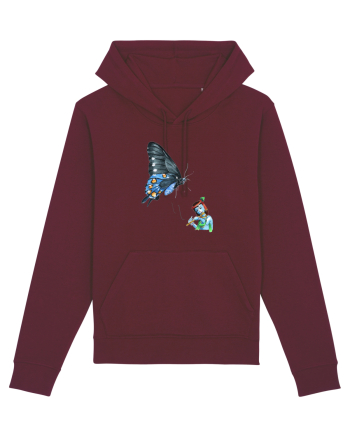 Butterfly music Burgundy