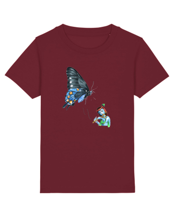 Butterfly music Burgundy