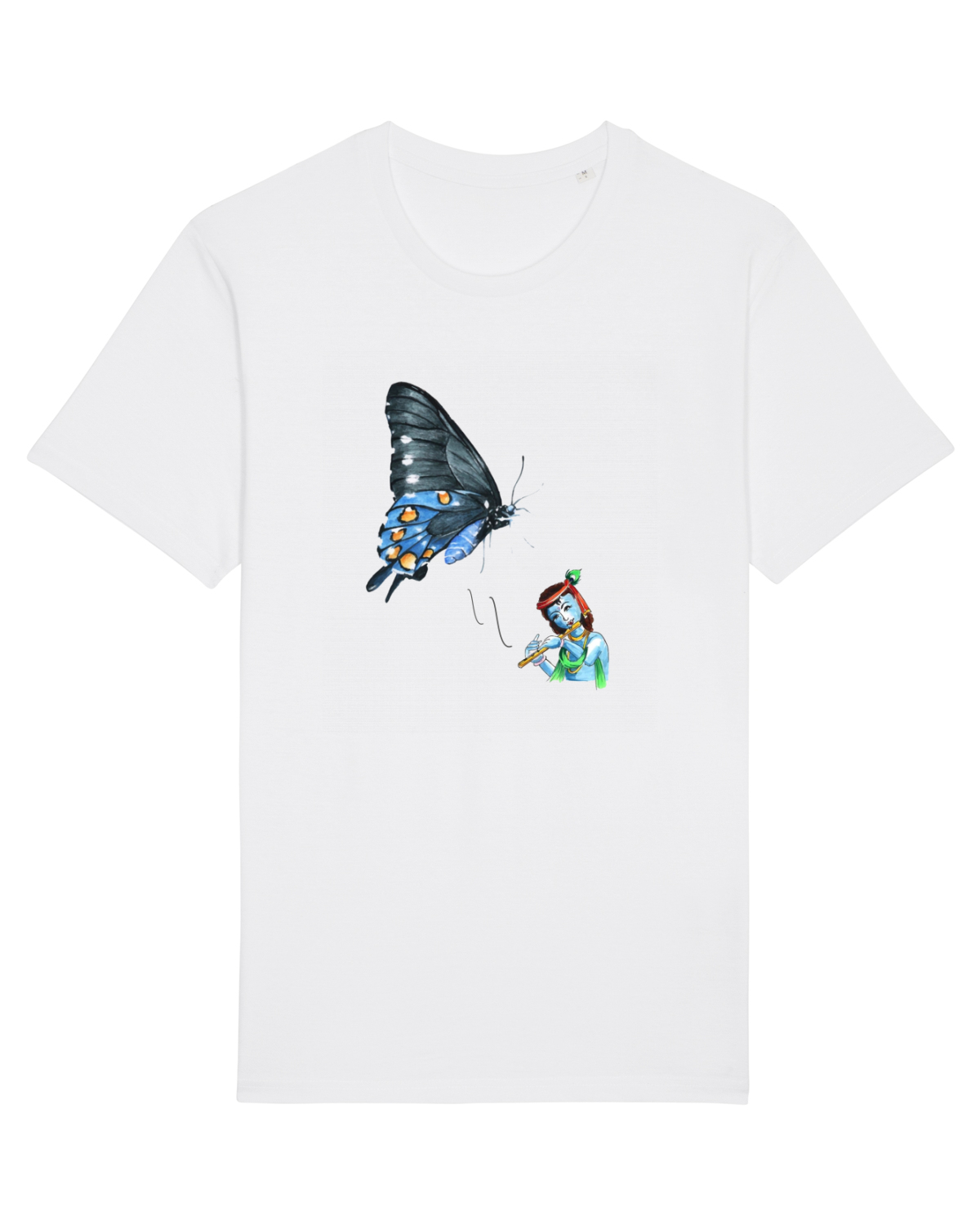 Tricou mânecă scurtă Unisex Rocker White