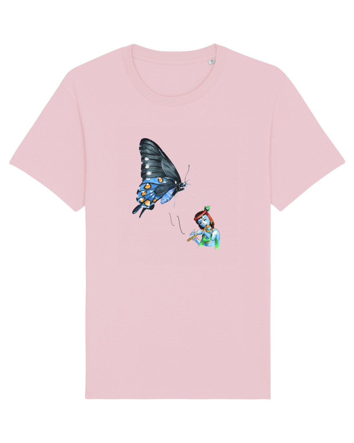 Tricou mânecă scurtă Unisex Rocker Cotton Pink