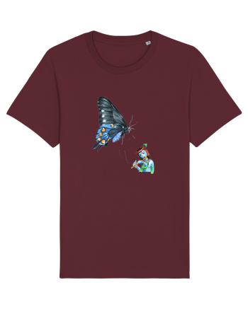 Butterfly music Burgundy