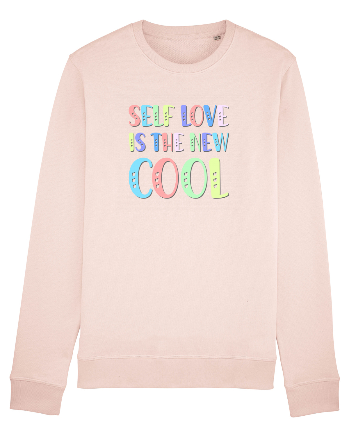 Bluză mânecă lungă Unisex Rise Candy Pink