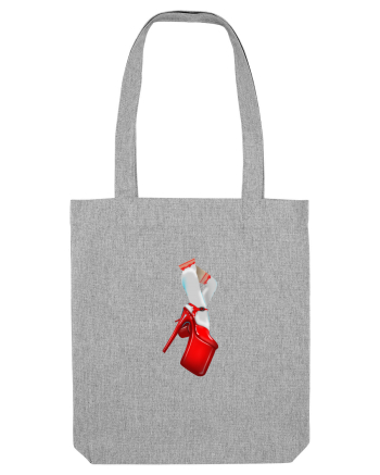 Red shoes Heather Grey