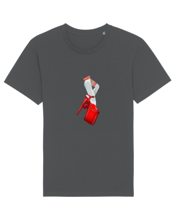 Red shoes Anthracite