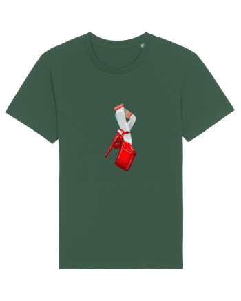 Red shoes Bottle Green