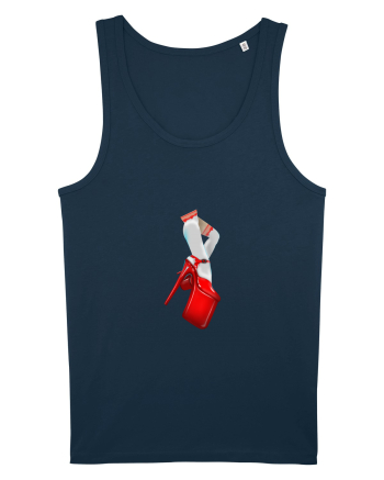 Red shoes Navy