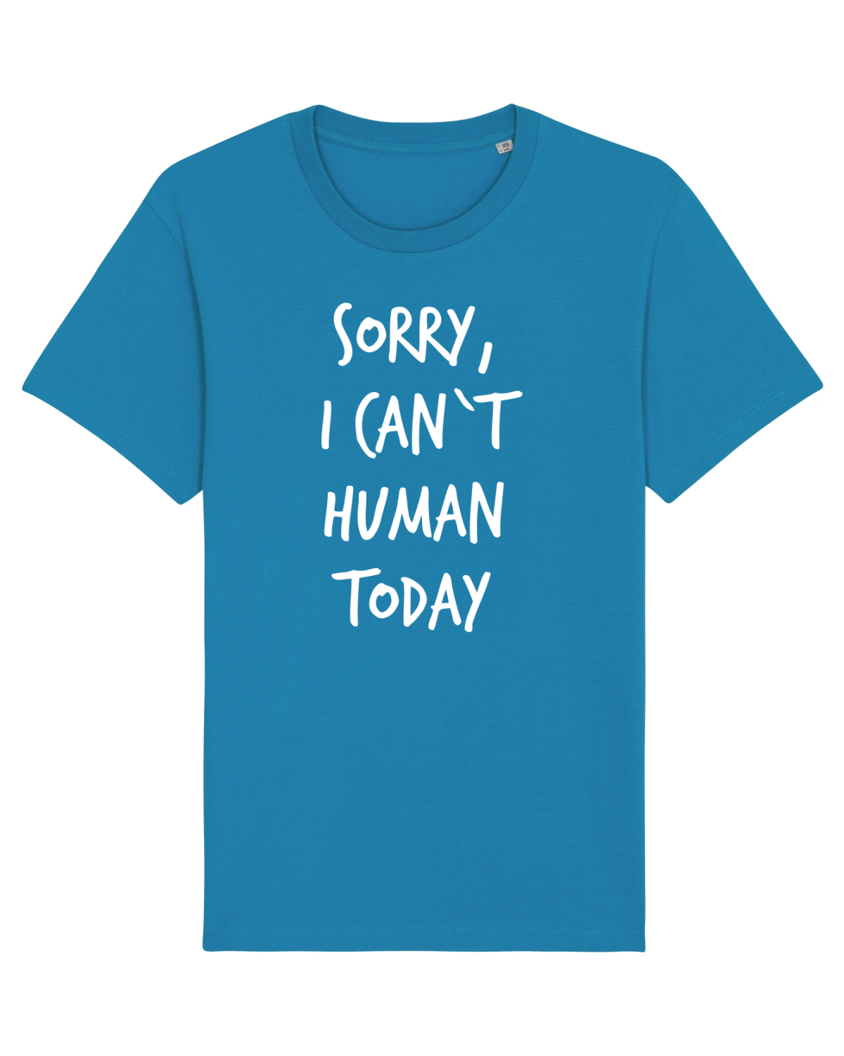 Tricou mânecă scurtă Unisex Rocker Azur