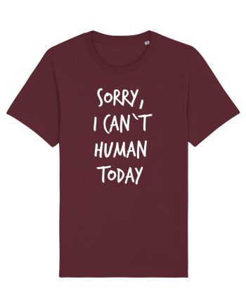 Can`t human - alb Burgundy