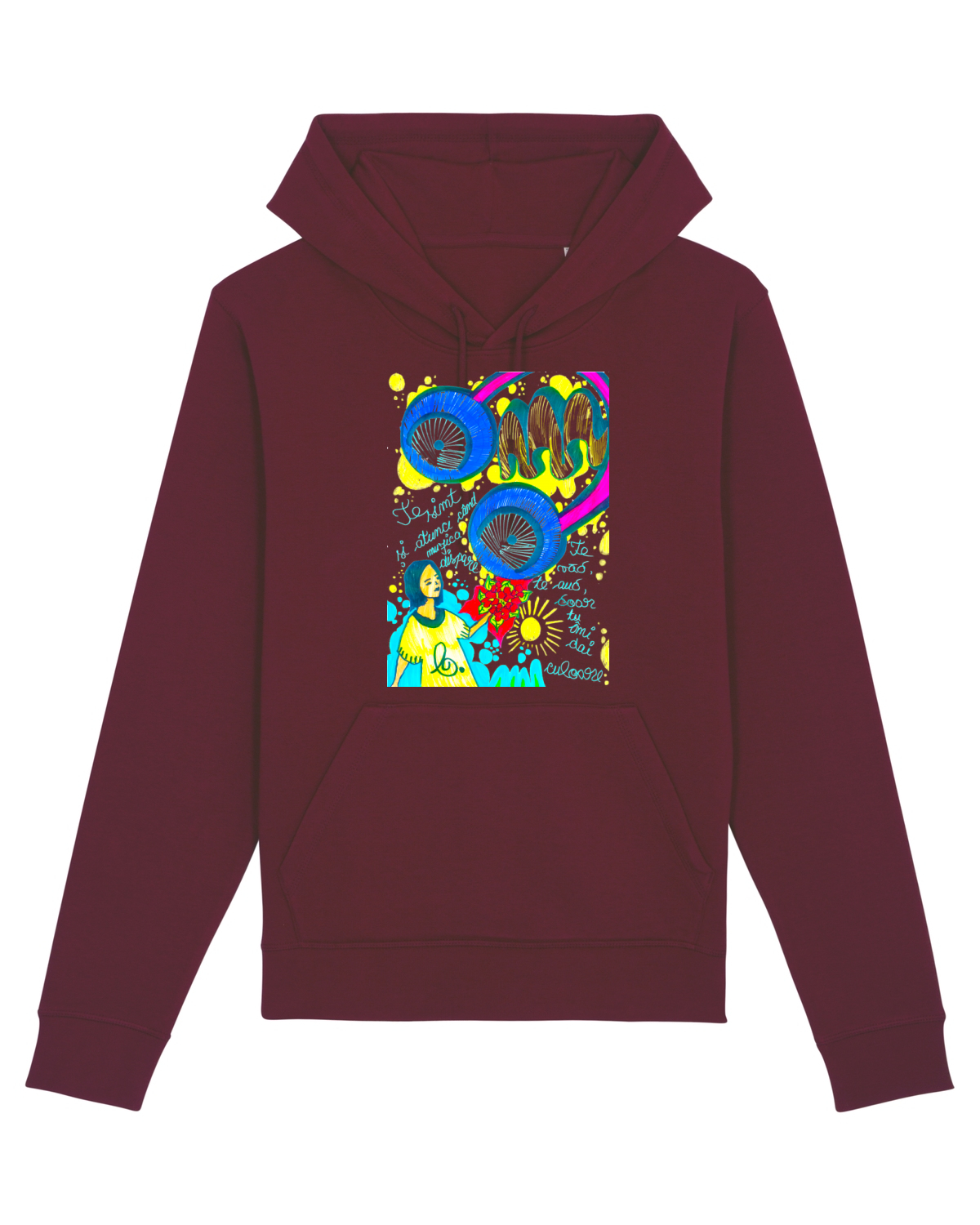 Hanorac Unisex Drummer Burgundy