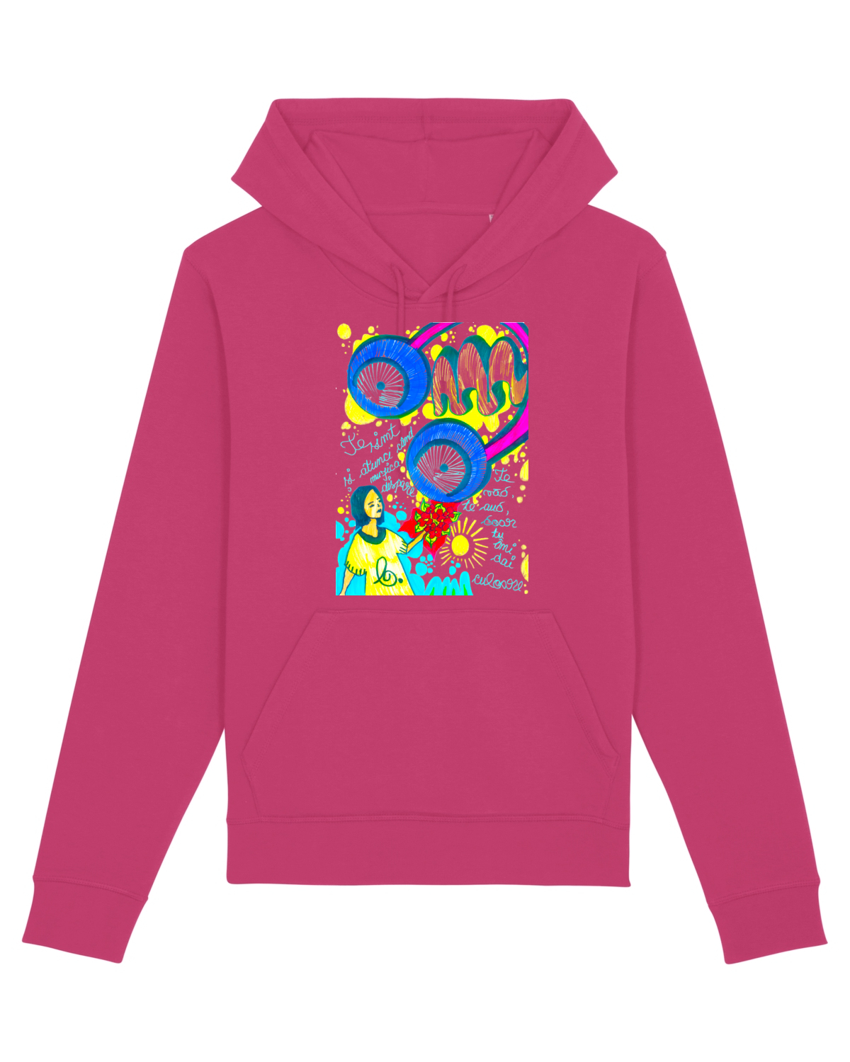 Hanorac Unisex Drummer Raspberry