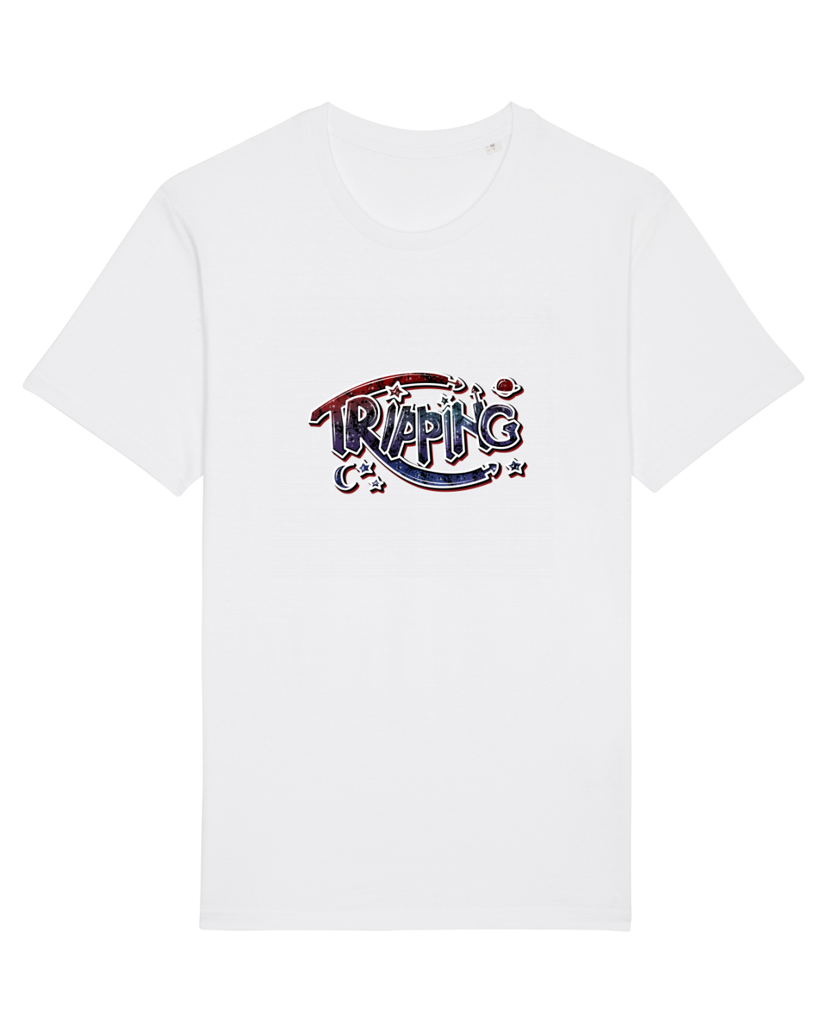 Tricou mânecă scurtă Unisex Rocker White