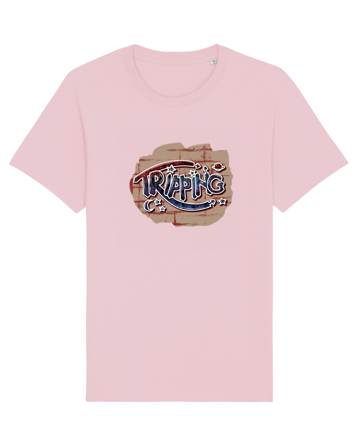 Tricou mânecă scurtă Unisex Rocker Cotton Pink