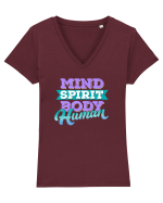 ...Human Tricou mânecă scurtă guler V Damă Evoker