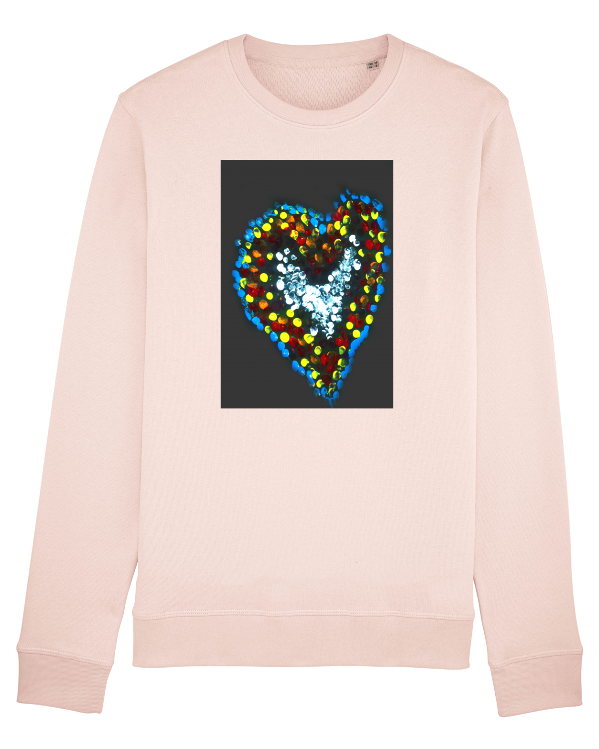 Bluză mânecă lungă Unisex Rise Candy Pink