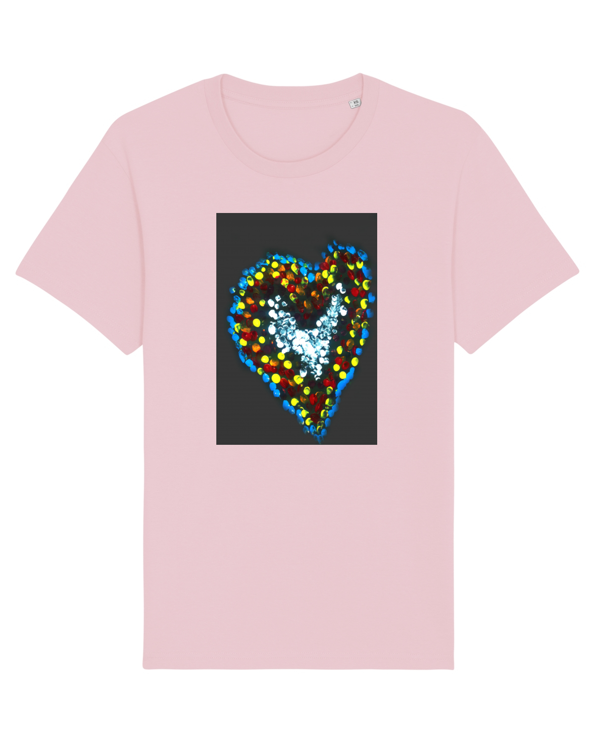 Tricou mânecă scurtă Unisex Rocker Cotton Pink