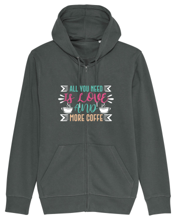 All You Need Is Love And More Coffee Anthracite