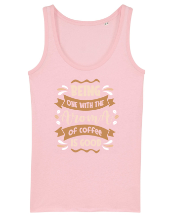 Being One With The Coffee Cotton Pink