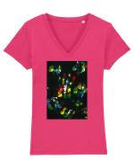 Amprente Tricou mânecă scurtă guler V Damă Evoker