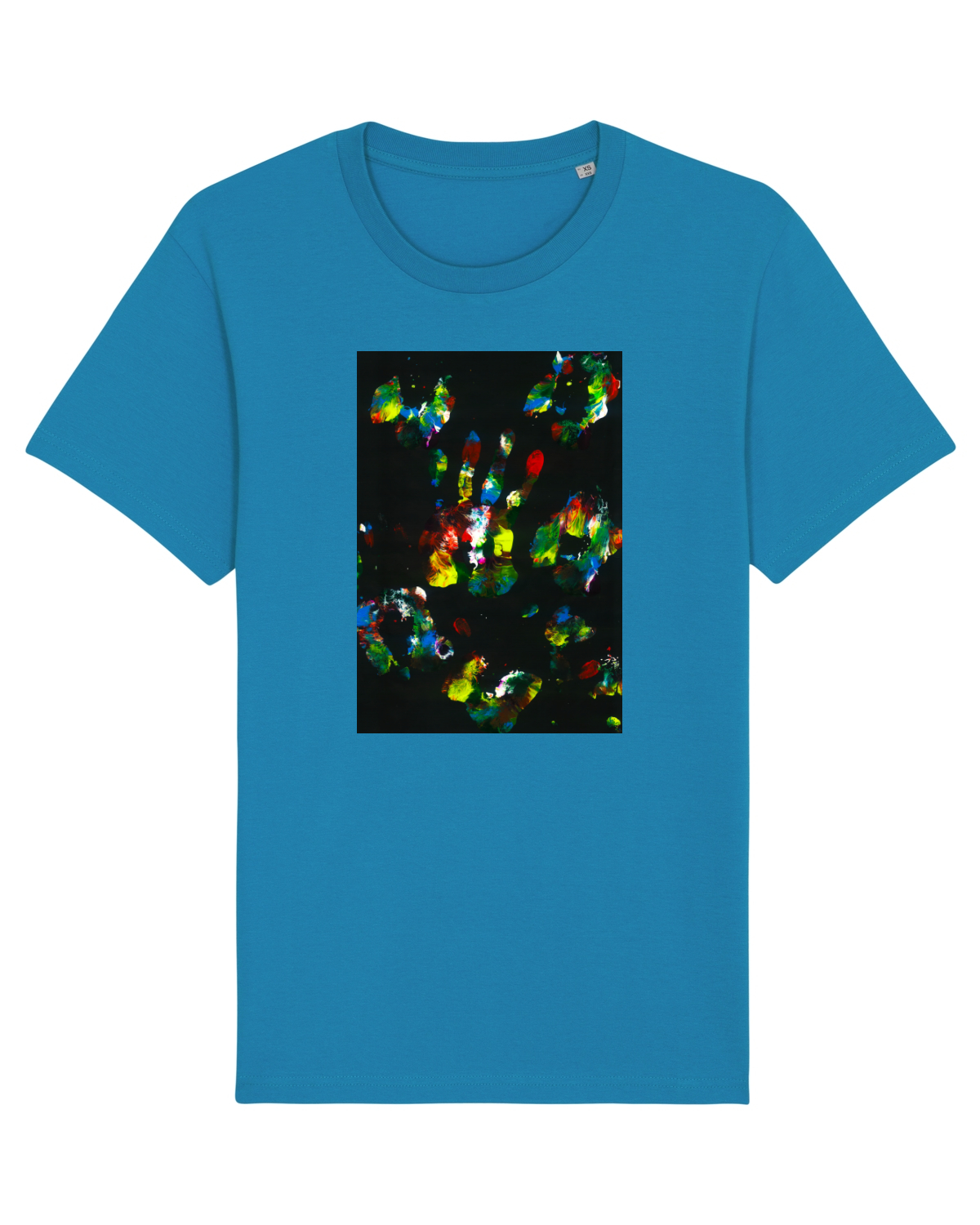 Tricou mânecă scurtă Unisex Rocker Azur