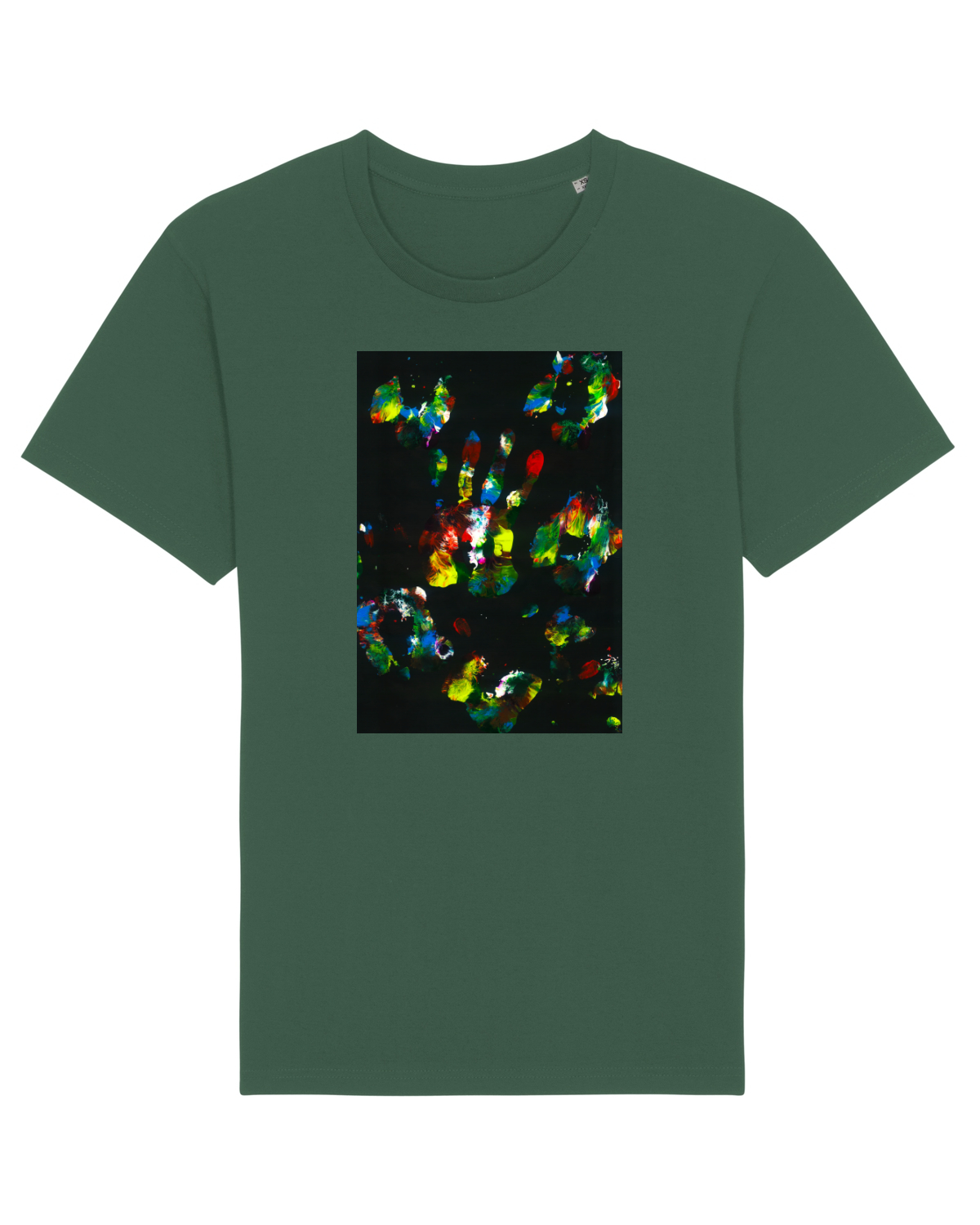 Tricou mânecă scurtă Unisex Rocker Bottle Green