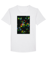 Amprente Tricou mânecă scurtă guler larg Bărbat Skater