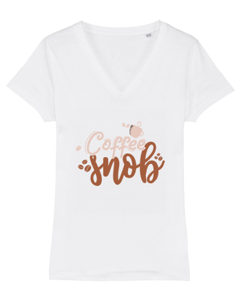 Coffee Snob White
