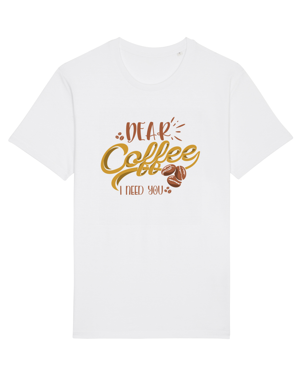 Tricou mânecă scurtă Unisex Rocker White