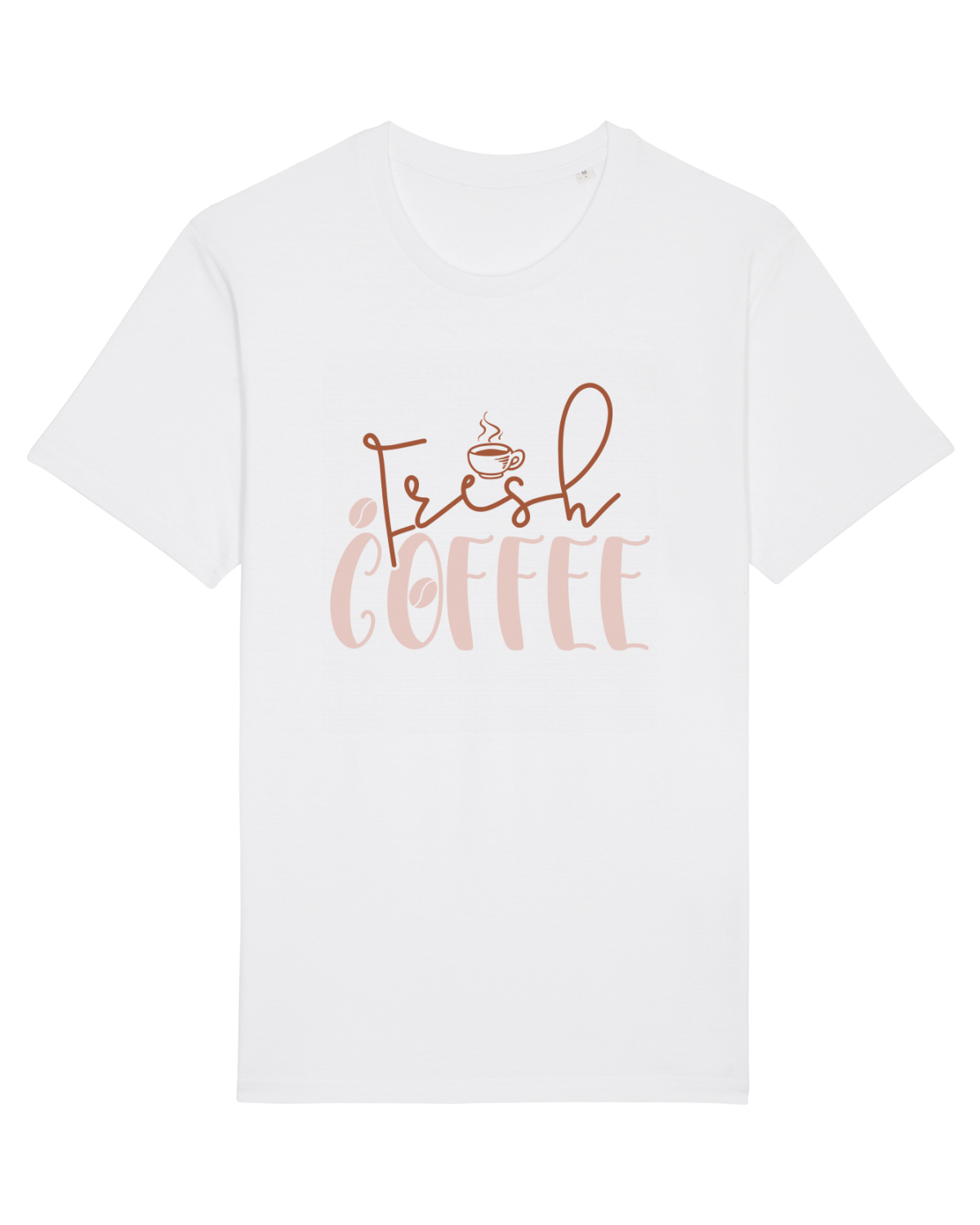 Tricou mânecă scurtă Unisex Rocker White