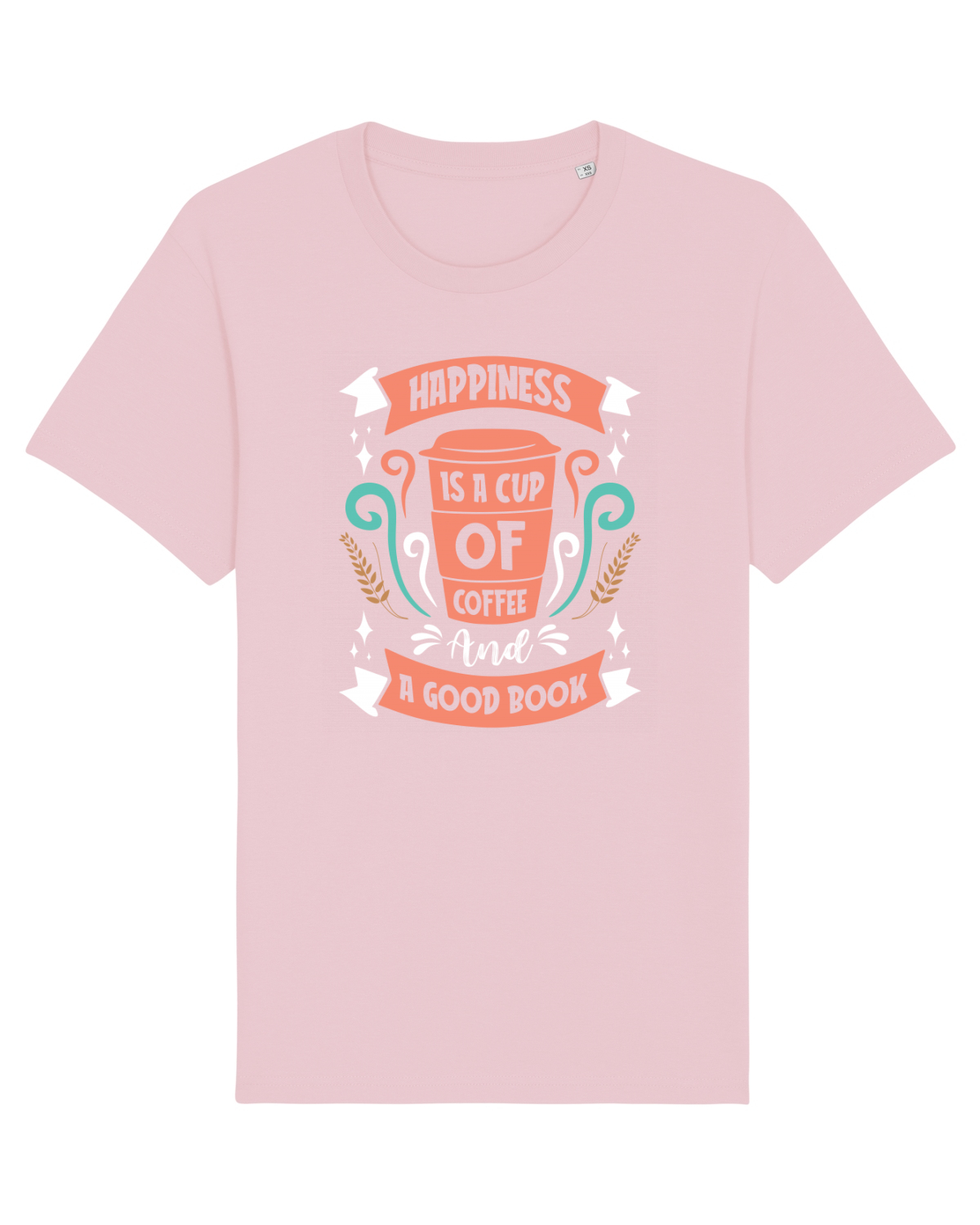 Tricou mânecă scurtă Unisex Rocker Cotton Pink