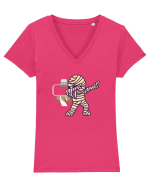 toilet mummy Tricou mânecă scurtă guler V Damă Evoker