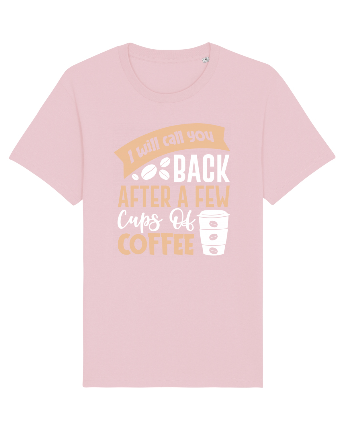 Tricou mânecă scurtă Unisex Rocker Cotton Pink