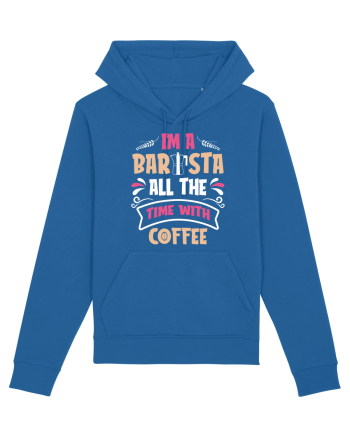 I'm A Barista Royal Blue