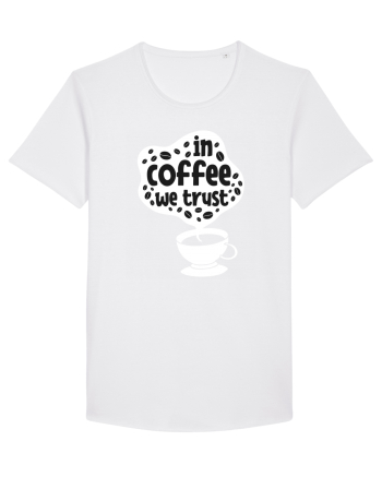 In Coffee We Trust White