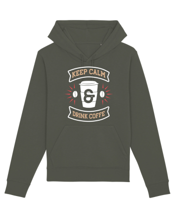 Keep Calm And Drink Coffee Khaki
