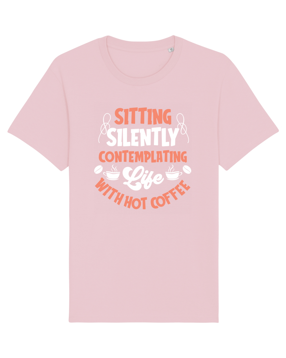 Tricou mânecă scurtă Unisex Rocker Cotton Pink