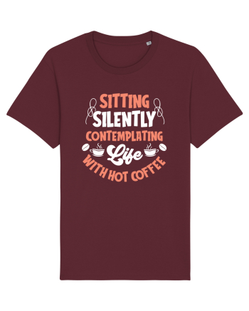 Life With A Hot Coffee Burgundy