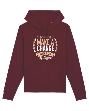 Make A Change With A Cup Of Coffee Burgundy