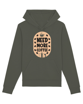 Need More Coffee Khaki