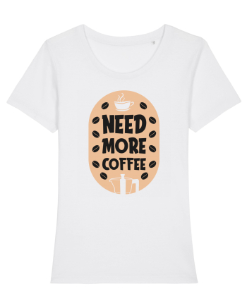 Need More Coffee White