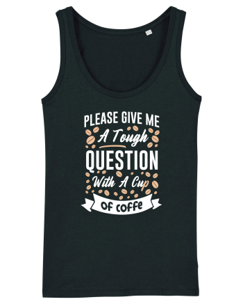 Question With A Cup Of Coffee Black