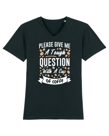 Question With A Cup Of Coffee Black