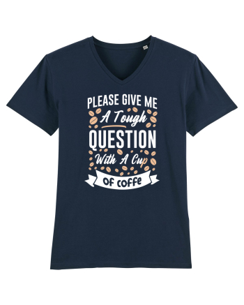 Question With A Cup Of Coffee French Navy