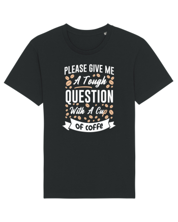 Question With A Cup Of Coffee Black