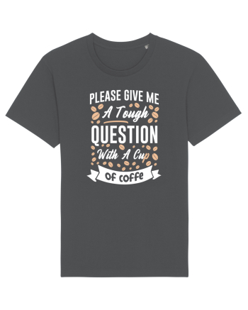 Question With A Cup Of Coffee Anthracite