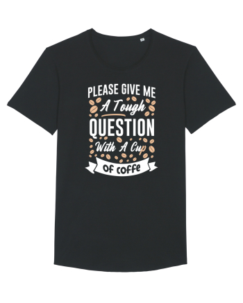 Question With A Cup Of Coffee Black
