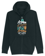 The Aroma Of Coffee Is The Aroma Of Life Hanorac cu fermoar Unisex Connector